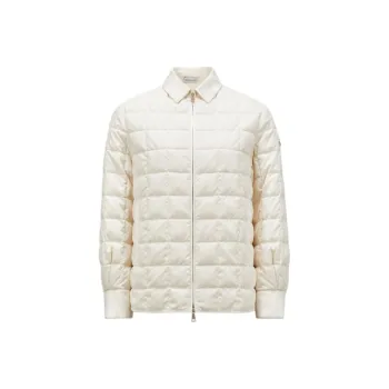 Moncler FW24 Down Jacket Women's Ecru