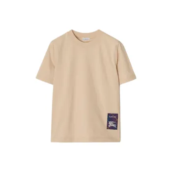 Burberry Check label Cotton T shirt