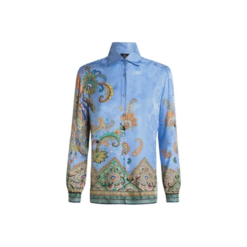 ETRO Paisley Printed Long Sleeved Shirt-0