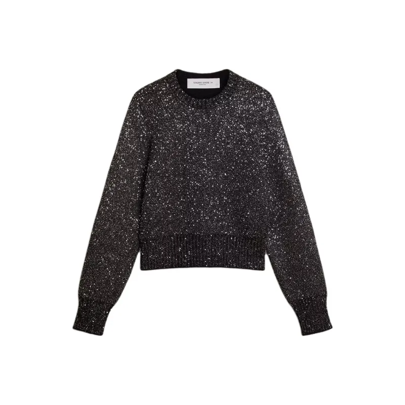 Golden Goose Sequin Embellished Crewneck Jumper-0