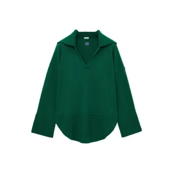 LOEWE FW24 Cashmere Sweater Women's Green
