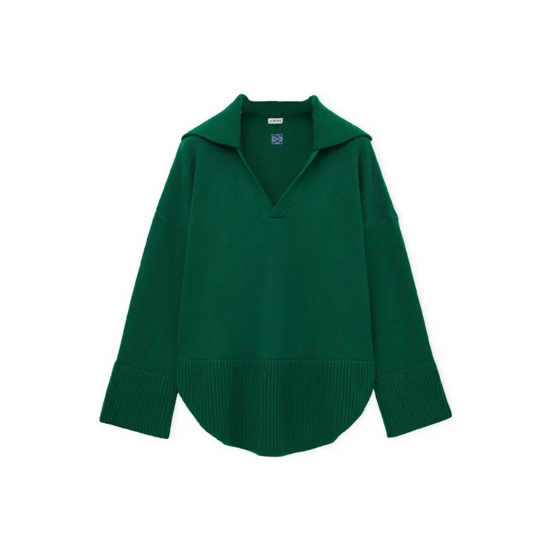 LOEWE FW24 Cashmere Sweater Women's Green-0