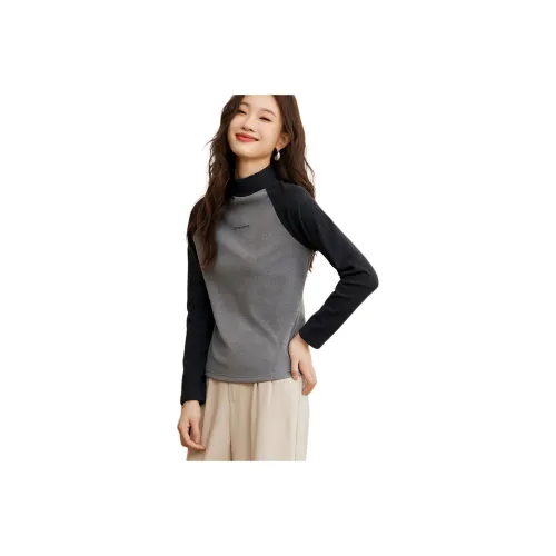 Mo Han Yi Mei T Shirt Women's Black & Gray