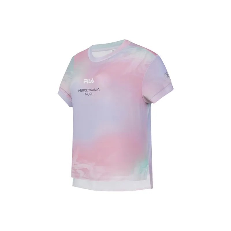 FILA Fitness T Shirt Women's All Over Print-1