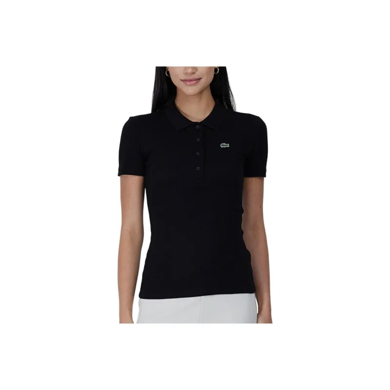 LACOSTE Polo Shirt Women's Black-0