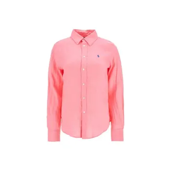 Polo Ralph Lauren Logo Embroidered Curved Hem Polo Shirt