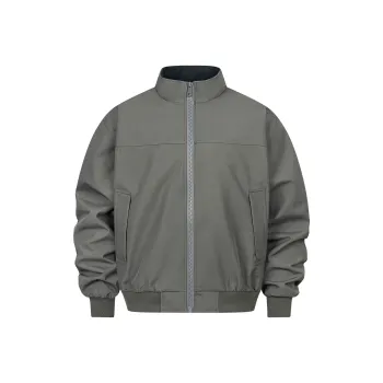 DanerWang Jackets Unisex Dark Gray