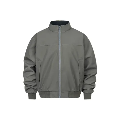 DanerWang Jackets Unisex Dark Gray