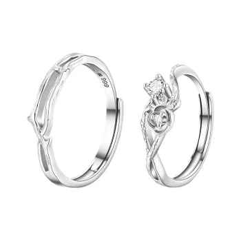 SOFTDORA S999 Fine Silver Rings Unisex