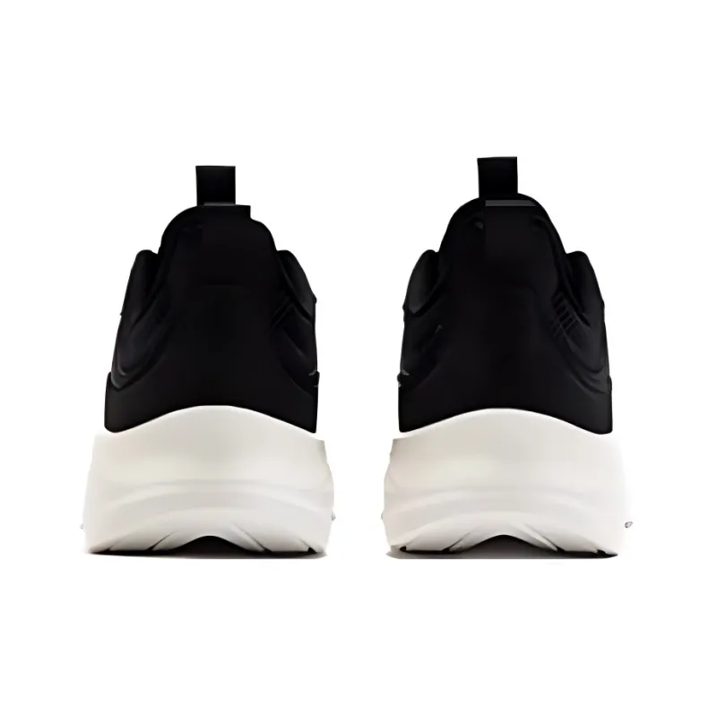 361° Breathable Lightweight Rebound Low Top Casual Running Shoes Men's Black White-2
