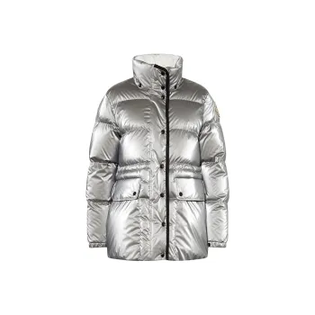 Moncler Down Jackets Women's Silver