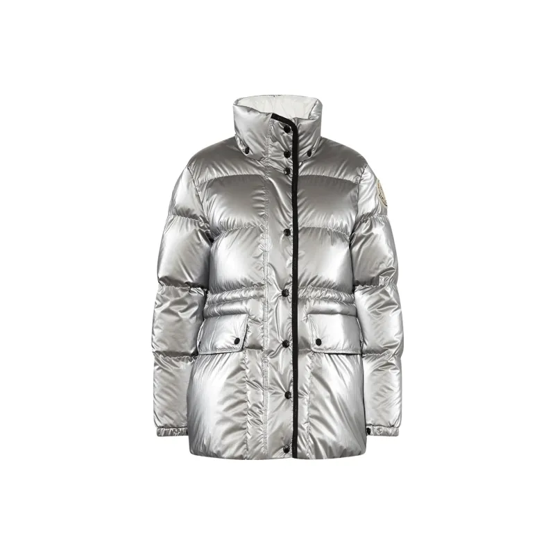 Moncler Down Jacket Women's Silver-0
