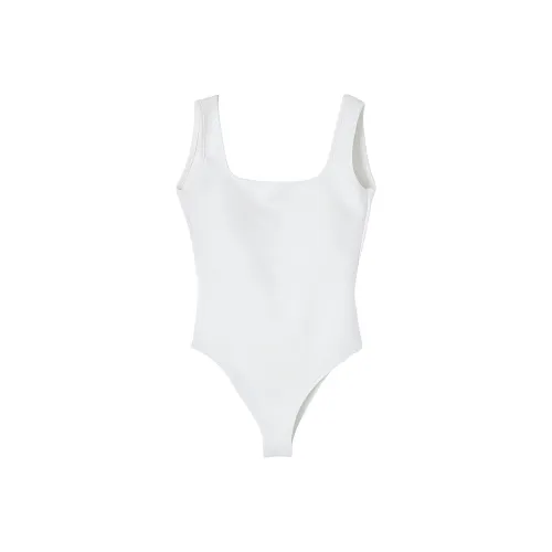 MOUSSY Bodysuits Women's White