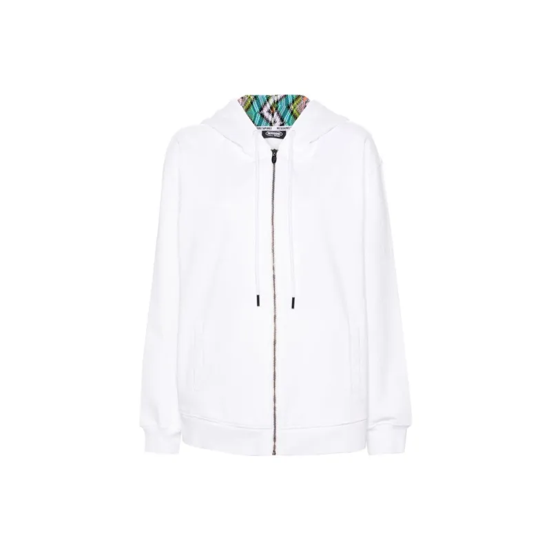 MISSONI Zigzag-detailed Zip-up Hoodie-0