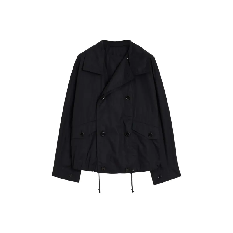 Lemaire Double Flap Light Blouson 'Black'-0