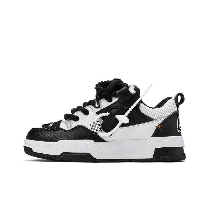 LUCX Cushioned Slip Resistant Abrasion Resistant Low Top Chunky Sneakers Unisex-31