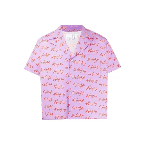 NATASHA ZINKO Slogan print Short sleeved Shirt