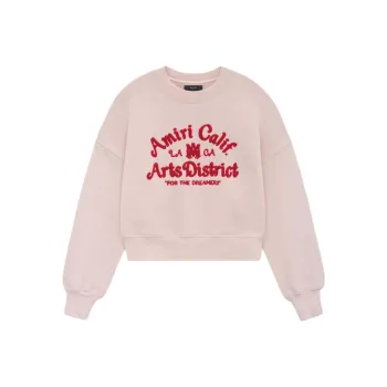 AMIRI Logo Embroidered Crewneck Sweatshirt