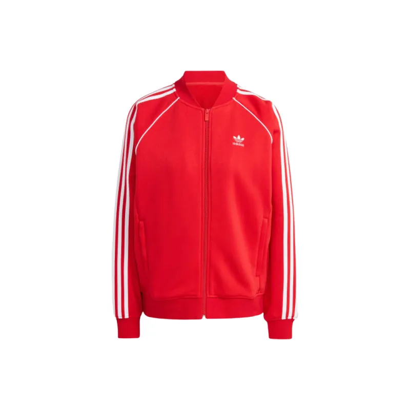 Adidas Originals Bomber Jacket Jackets Coats Women's Red-0