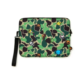 BABY MILO STORE BY A BATHING APE Polyester Laptop Bag Unisex Green