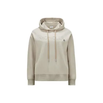 Moncler Logo Embroidered Drawstring Hoodie