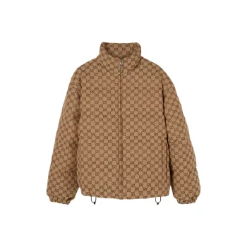GUCCI Gg Zip Up Bomber Jacket