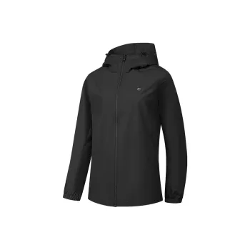 QIAODAN Trench Coat Jackets & Coats Women's Black