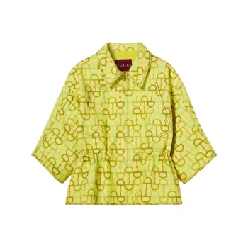 GUCCI SS25 Jackets Coats Women's Lime Green