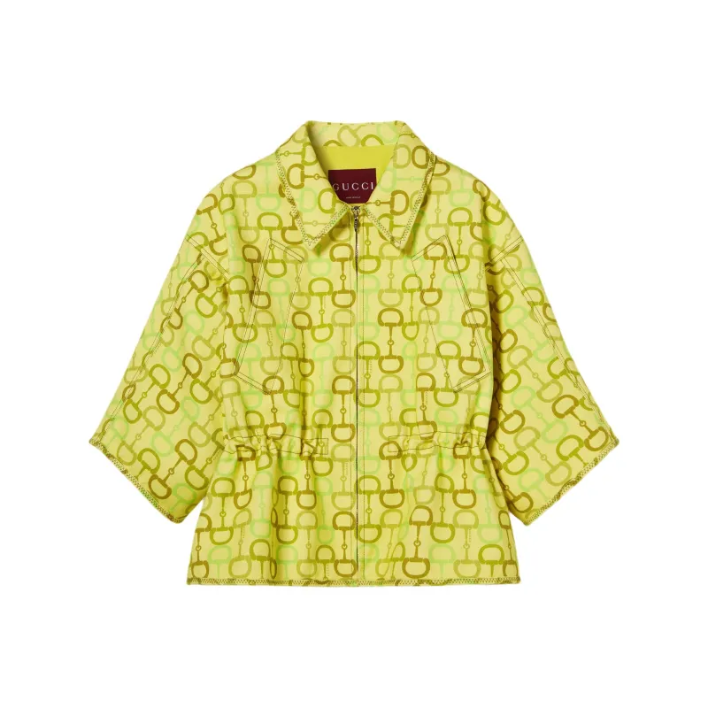 GUCCI SS25 Jackets Coats Women's Lime Green-0