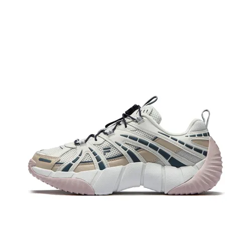 FILA FUSION BONE II Spinal Bone Shoe 2nd Generation Low Top Casual Shoes Women's Gray White