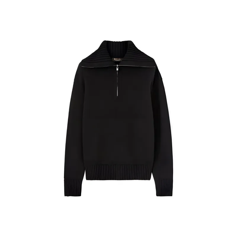 Loro Piana Parksville Pullover Knitwear Women's Black-0