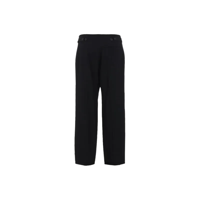 Yohji Yamamoto Femme SS25 Casual Pants Women's Black-1