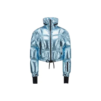 Moncler Down Jackets Women's Metal Blue