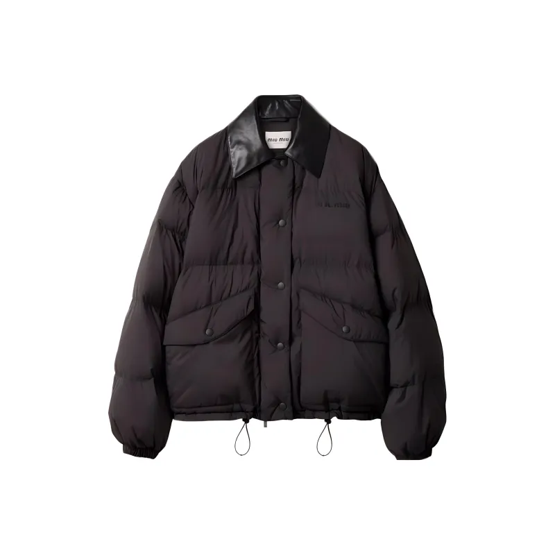 MIU MIU Cropped Down Jacket-0