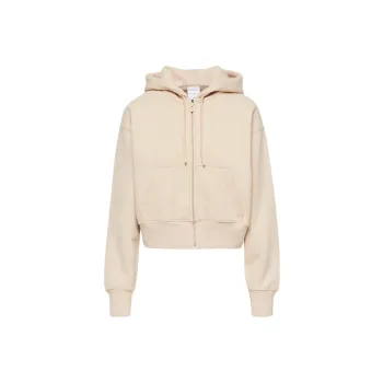 ARITZIA SS24 Cozy Fleece Boyfriend Boxy Zip Hoodie Sweatshirt Women's
