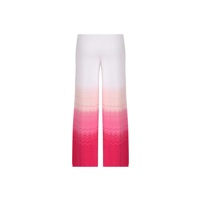 MISSONI Zig Zag Pattern Straight Leg Trousers-3
