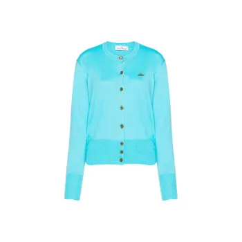 Vivienne Westwood Orb Embroidered Knitted Cardigan