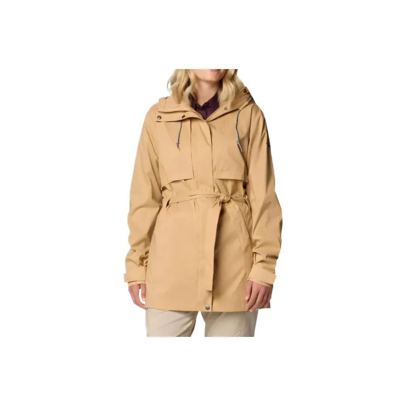 Columbia Pardon My Trench Jacket Women's Earth Yellow-0