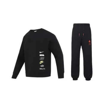 Nike As M Nk Club + Bb Crew M Casual Sportswear Unisex Black