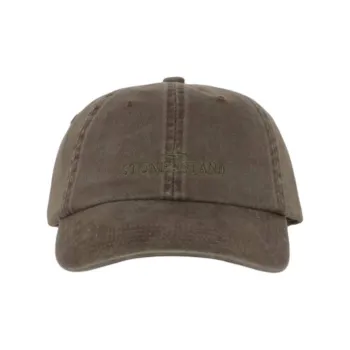 STONE ISLAND Fabric Baseball Caps Men's Gray