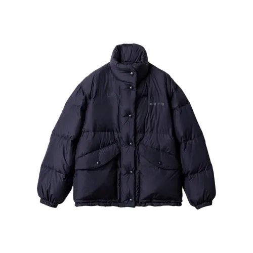 MIU MIU Down Jacket Women's Marine Blue