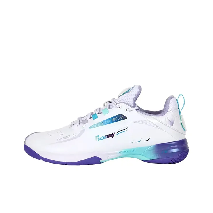 BONNY Polly Void Series Cushioning Slip Resistant Coverage Low Top Badminton Shoes Unisex-2