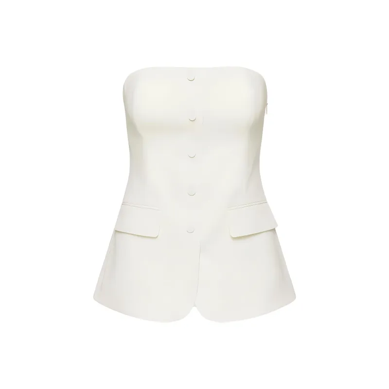 ARITZIA Babaton Insider Tube Top Strapless Top Women's Light Birch/Light Birch-0