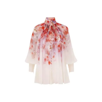 Zimmermann Crush Smock Blouse