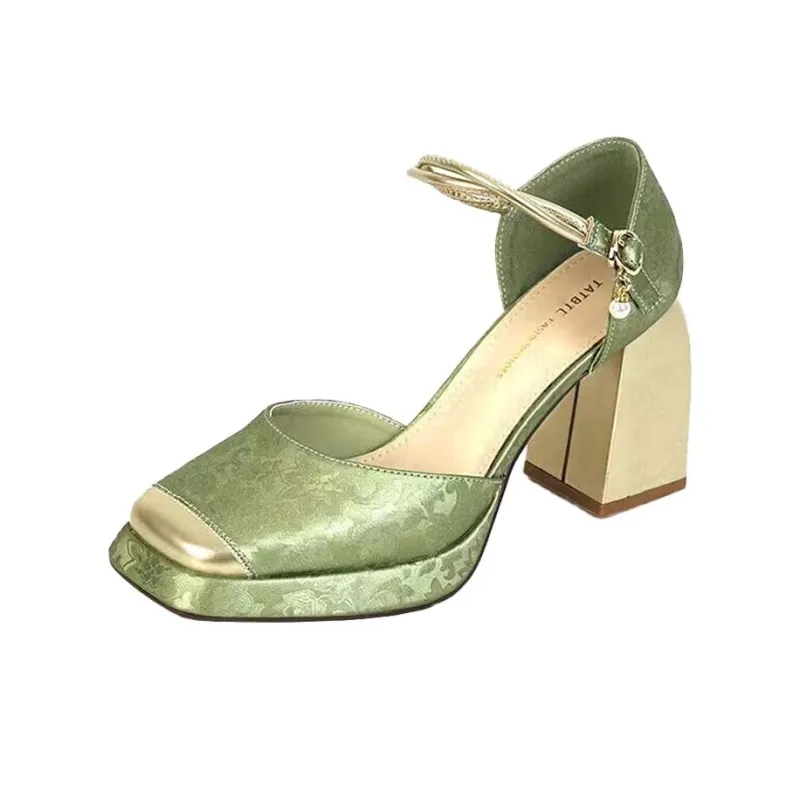 Xingdiman Chunky Heel High Heels Women's-2