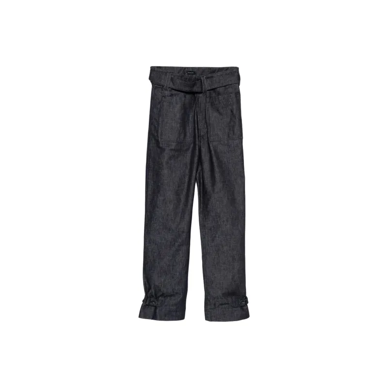 Mugler Belted Jeans-0