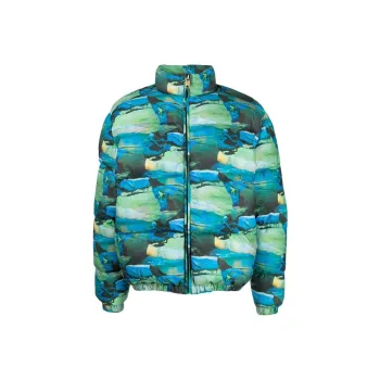 ERL Printed Quilted Puffer Jacket