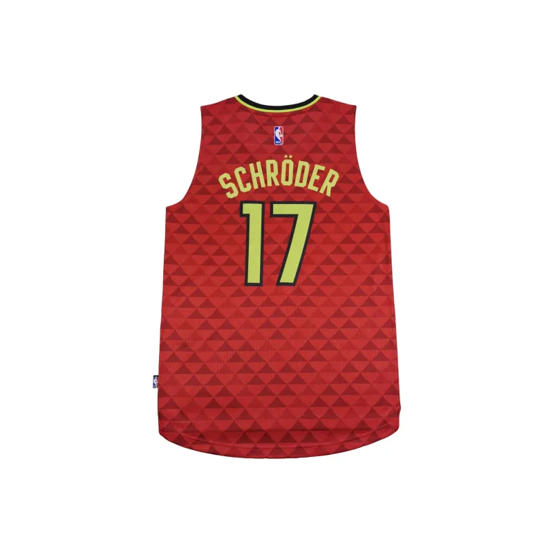 Adidas x NBA Atlanta Hawks SWINGMAN Fan Edition Basketball Jersey Unisex Red-1