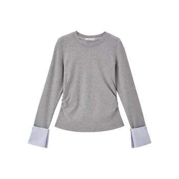UNIQLO T Shirt Women's Dark Heather Gray