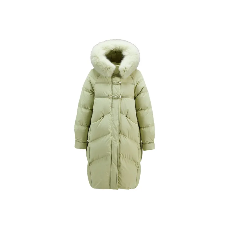 XIANGYING Down Jacket Women's Green-0